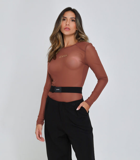 LONG SLEEVE GAVI OCRE - LEVIÁH