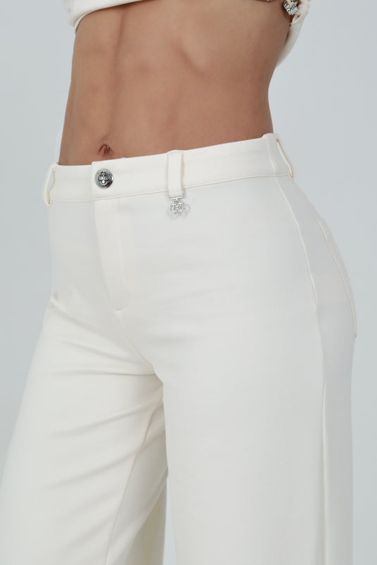 NARA PANTS IVORY - LEVIÁH