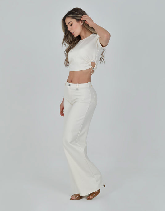 NOVA T-SHIRT IVORY - LEVIÁH