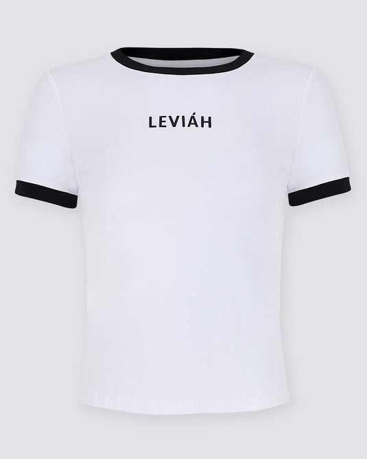 KAYA T-SHIRT WITHE & BLACK - LEVIÁH