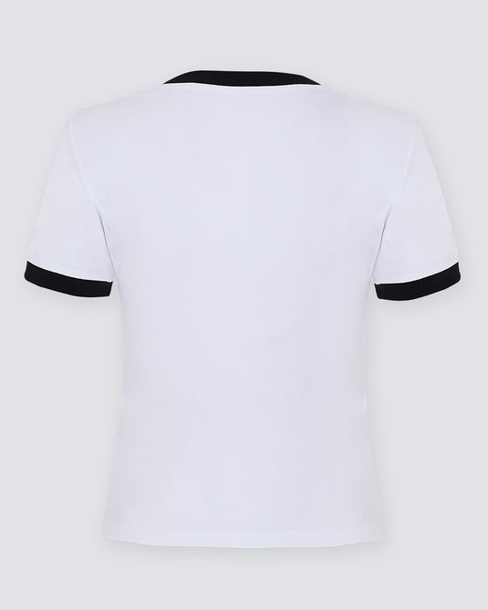 KAYA T-SHIRT WITHE & BLACK - LEVIÁH