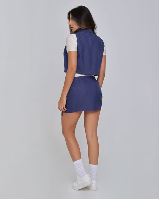 SHORT VEST BLUE