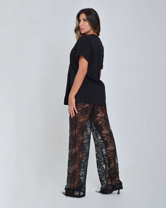 KLEN OVERSIZE T-SHIRT BLACK - LEVIÁH