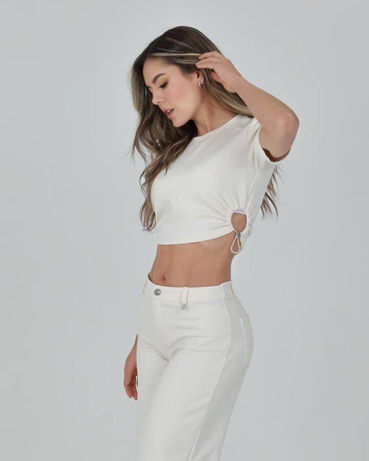 NOVA T-SHIRT IVORY - LEVIÁH