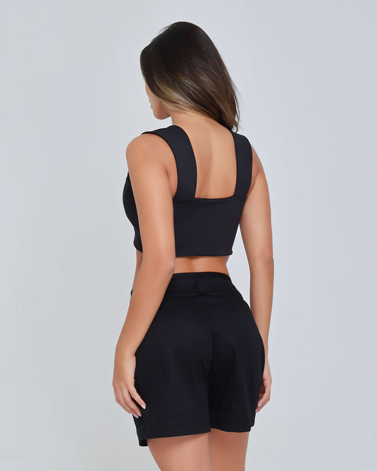 ZOE CROP TOP BLACK