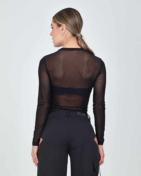 LONG SLEEVE EMMA BLACK