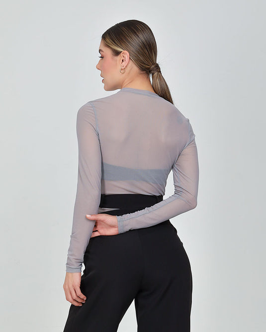 LONG SLEEVE GAVY GRAY